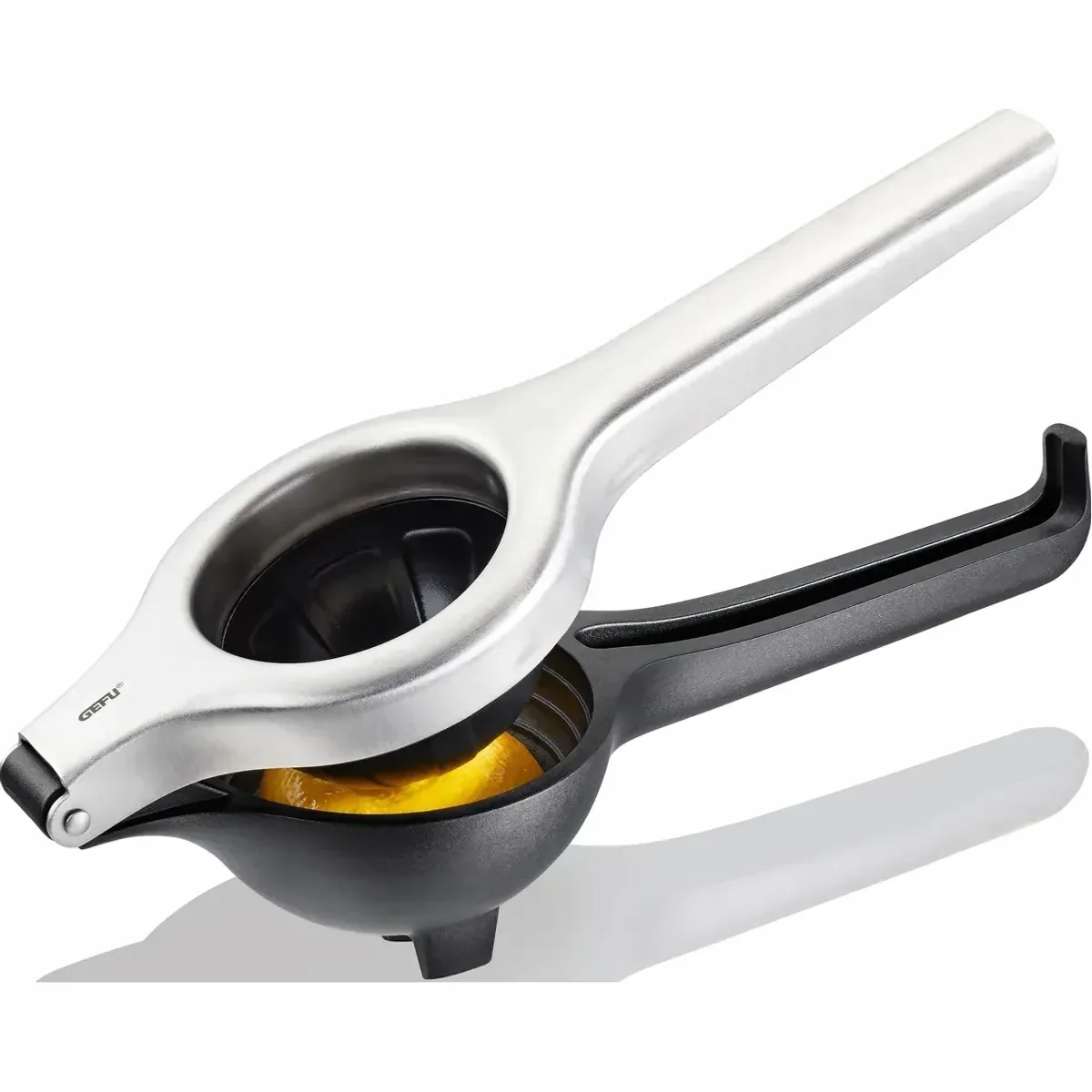 GEFU Zitruspresse LEMON PRO, Edelstahl, bis 8,4 cm Durchmesser