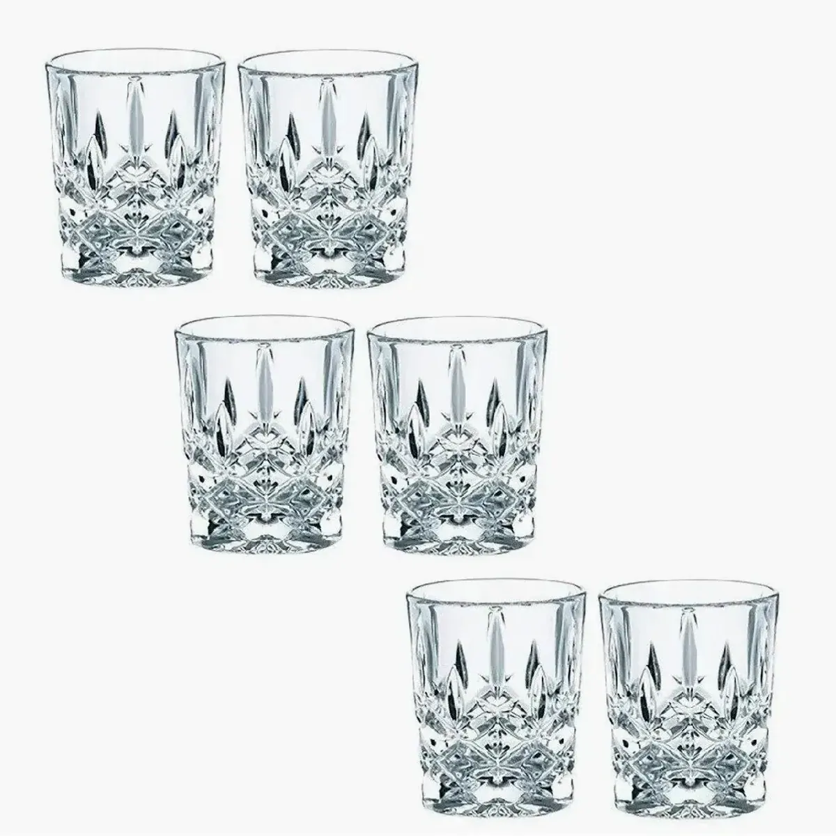 Nachtmann Noblesse Schnapsglas 6er Set, elegantes Design, spülmaschinenfest, hochwertiges Kristallglas