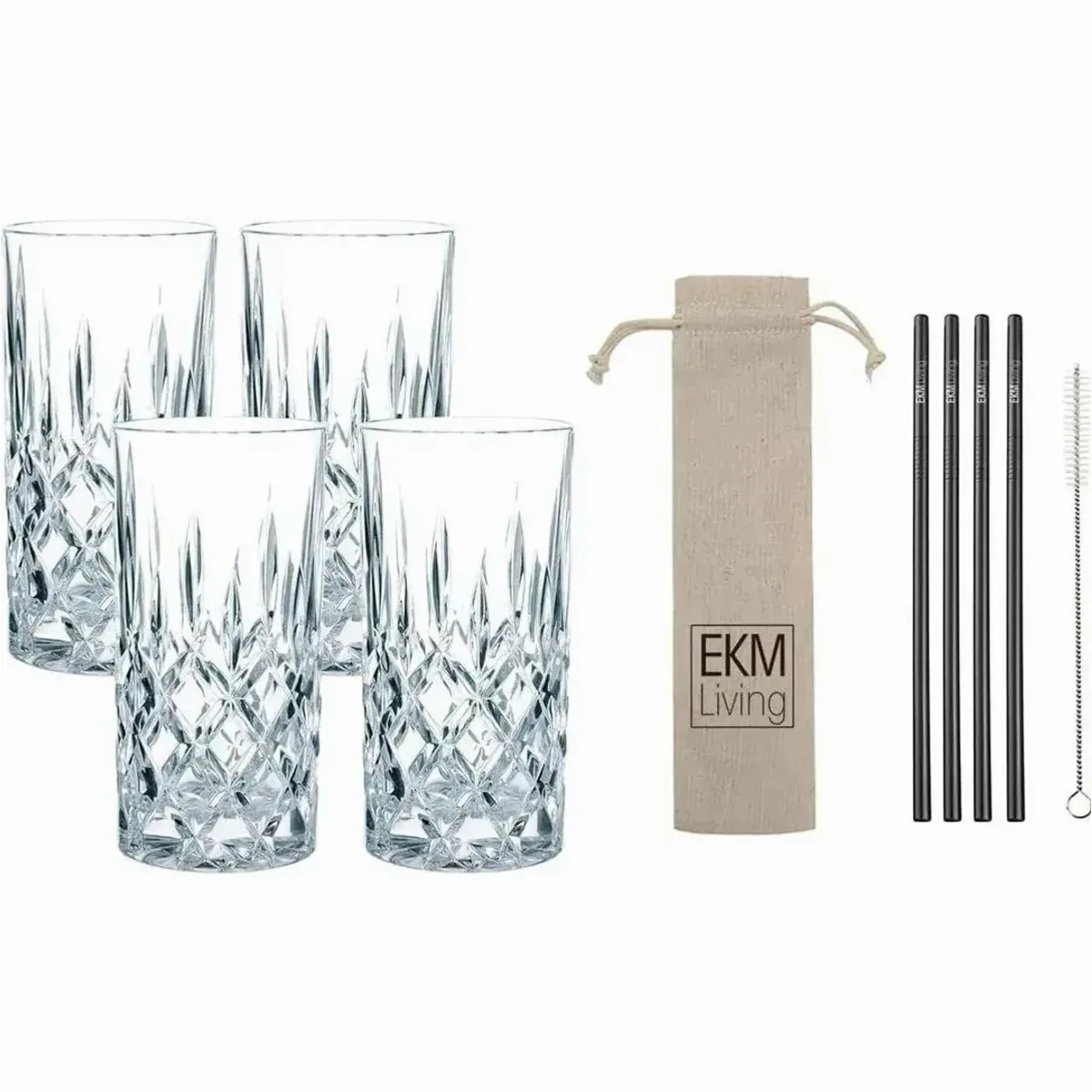 Nachtmann Noblesse Whiskyglas, elegantes 4er Set, hohe Qualität, spülmaschinenfest