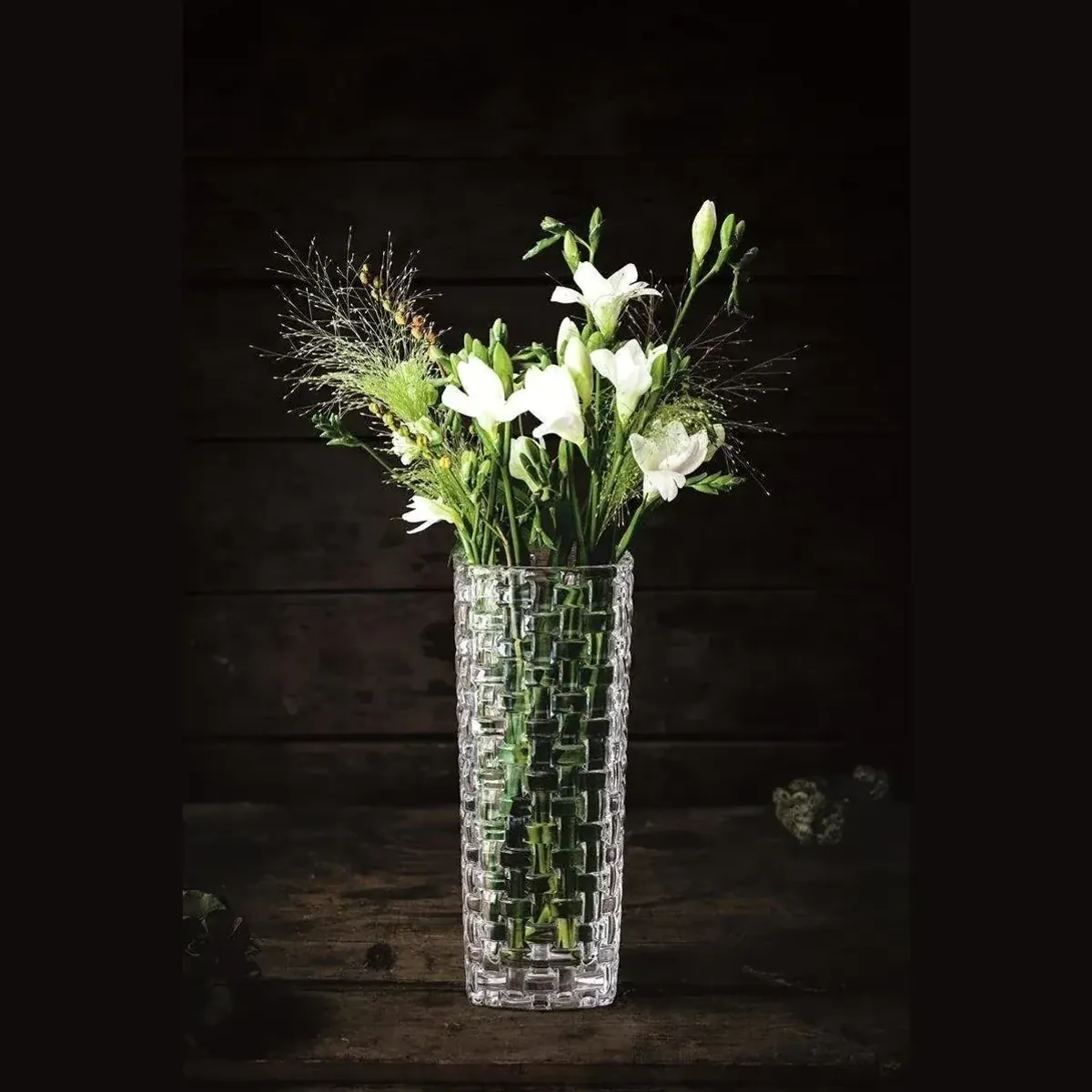 Nachtmann Bossa Nova Vase, 28 cm, hochwertiges Kristallglas, elegantes Design
