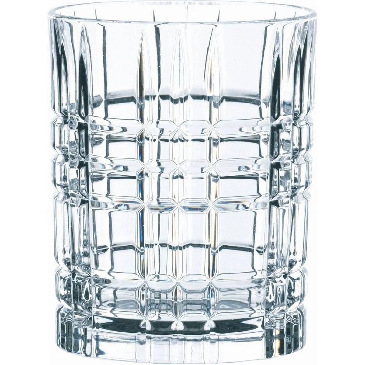 Nachtmann Whiskyglas Square, stilvolles Design, 4-teiliges Set