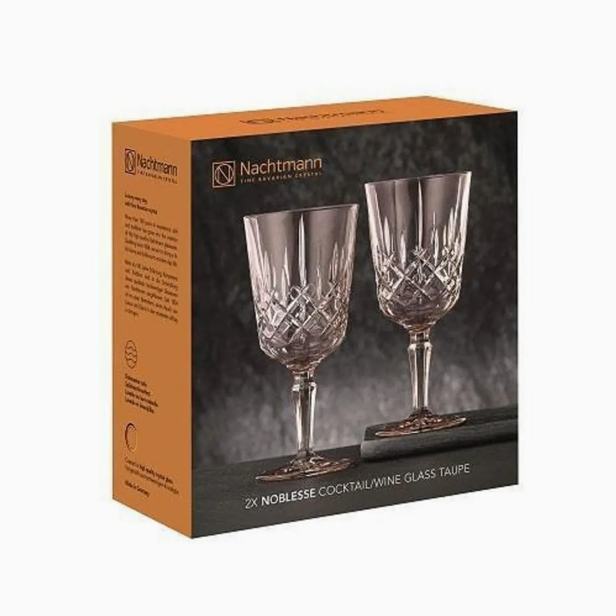 Nachtmann Noblesse Colors Cocktail/Weinglas, elegantes Design, spülmaschinenfest — 2er Set