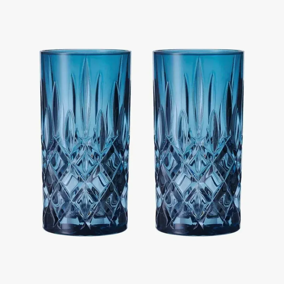 Nachtmann Noblesse Longdrinkglas, 395 ml, 2er Set — hochwertiges Kristallglas, spülmaschinenfest, elegantes Design