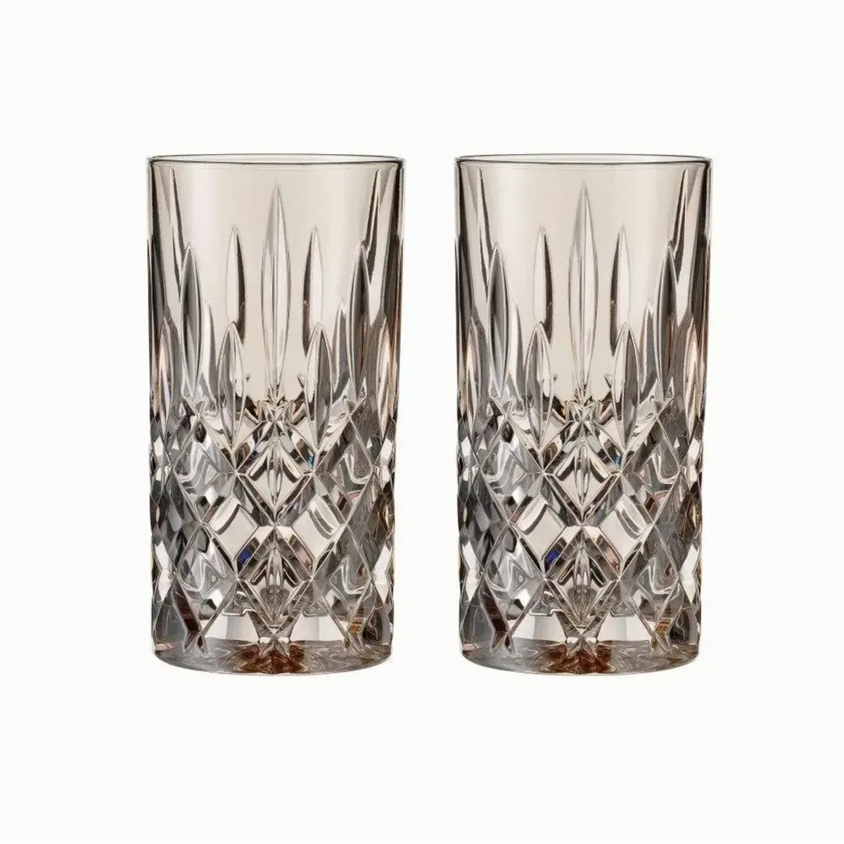 Nachtmann Noblesse Longdrinkglas, elegantes Design, spülmaschinenfest — 2er Set