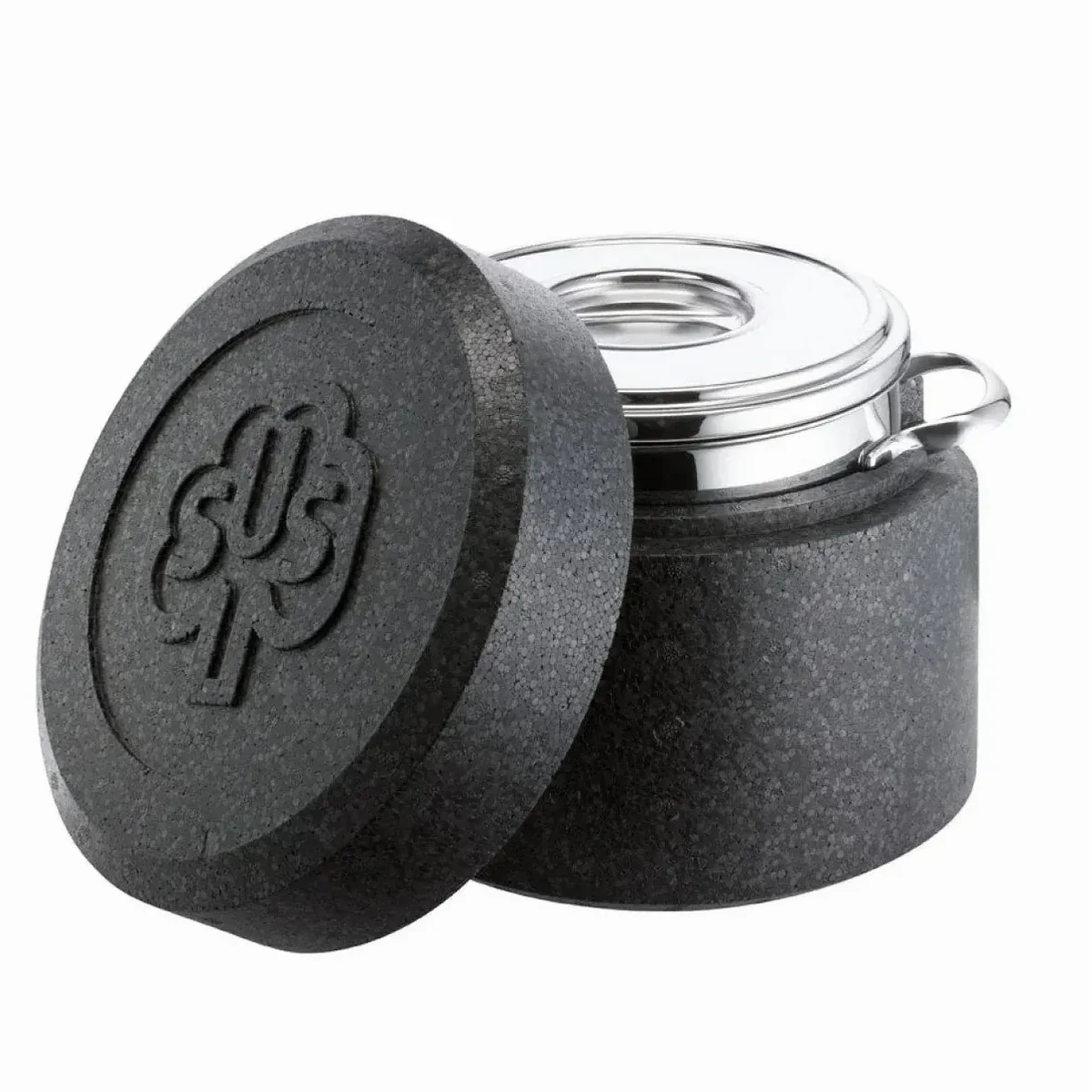Schulte-Ufer Romana i Kochtopf, 3-teiliges Set, Edelstahl, spülmaschinen- und ofenfest