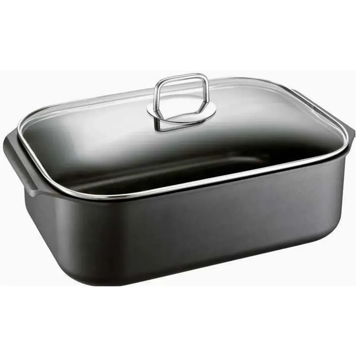 Schulte-Ufer Bräter Globus, Aluminiumguss, Induktion – kratzfeste Antihaft-Versiegelung, energiesparend, gleichmäßige Wärmeverteilung