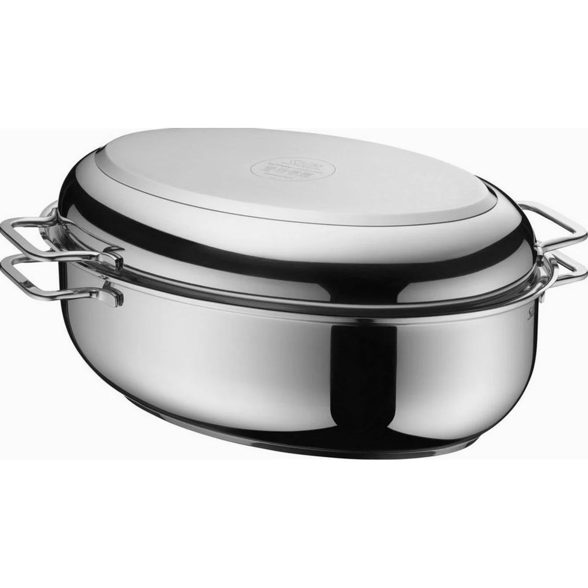 Silit Bräter Schmortopf 8,5l, backofengeeignet, induktionsgeeignet, Edelstahl 18/10