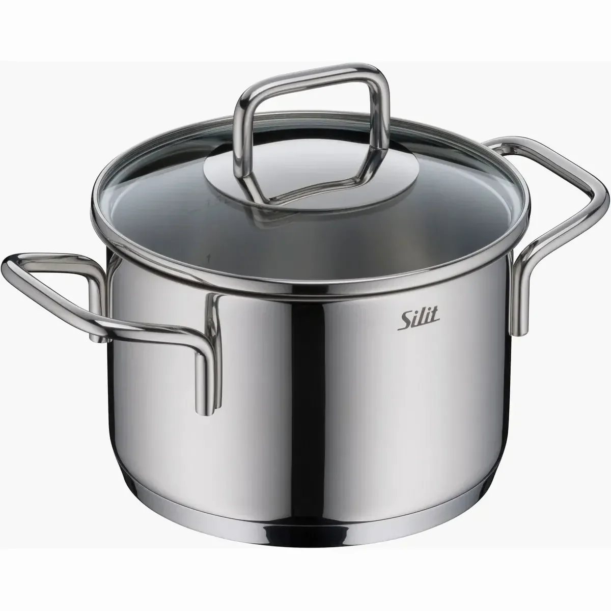 Silit Extra Cook Kochtopf, Edelstahl 18/10, induktionsgeeignet, mit Glasdeckel — langlebig, funktional, stilvoll