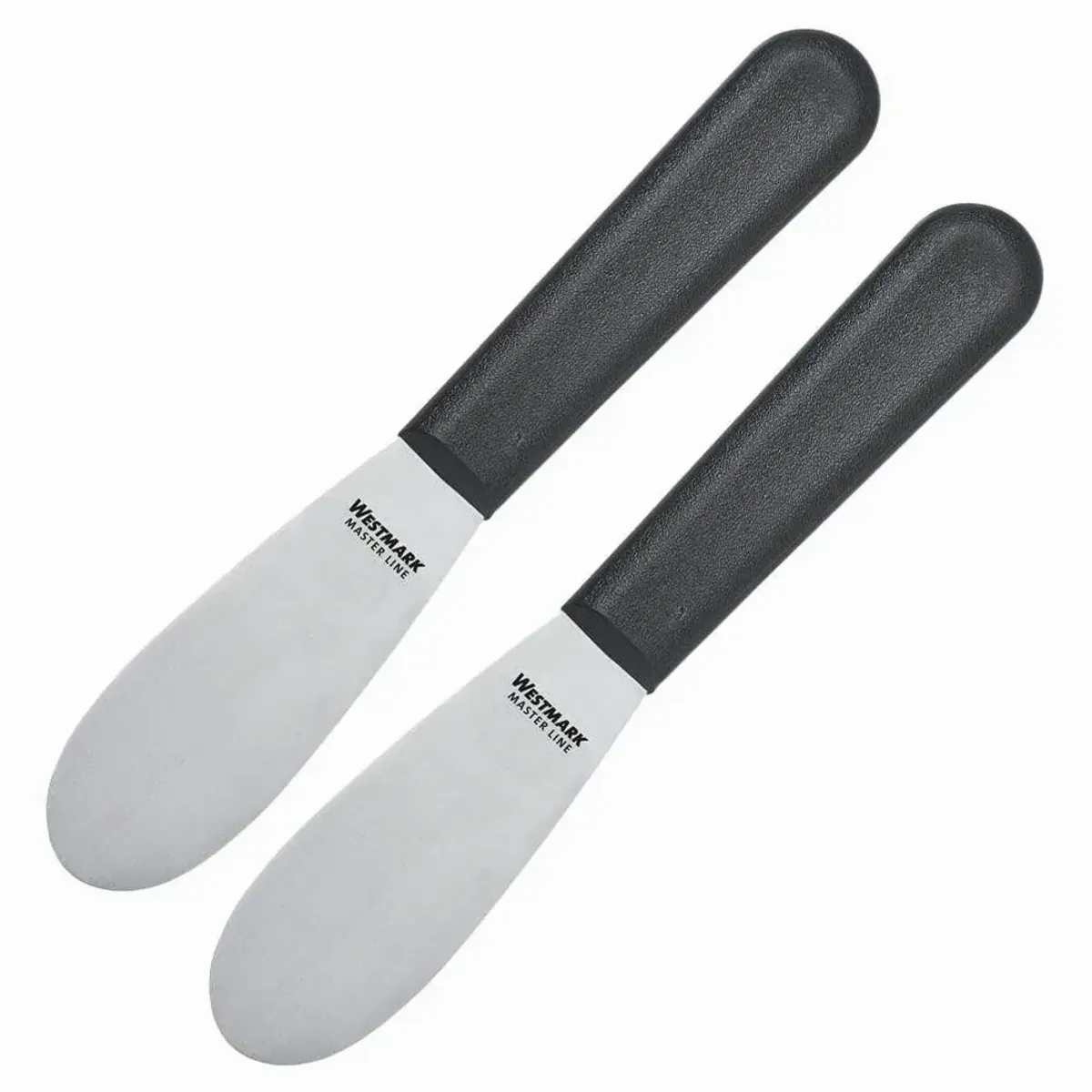 Westmark Buttermesser 2 Stück, rostfreier Edelstahl, ergonomischer Griff