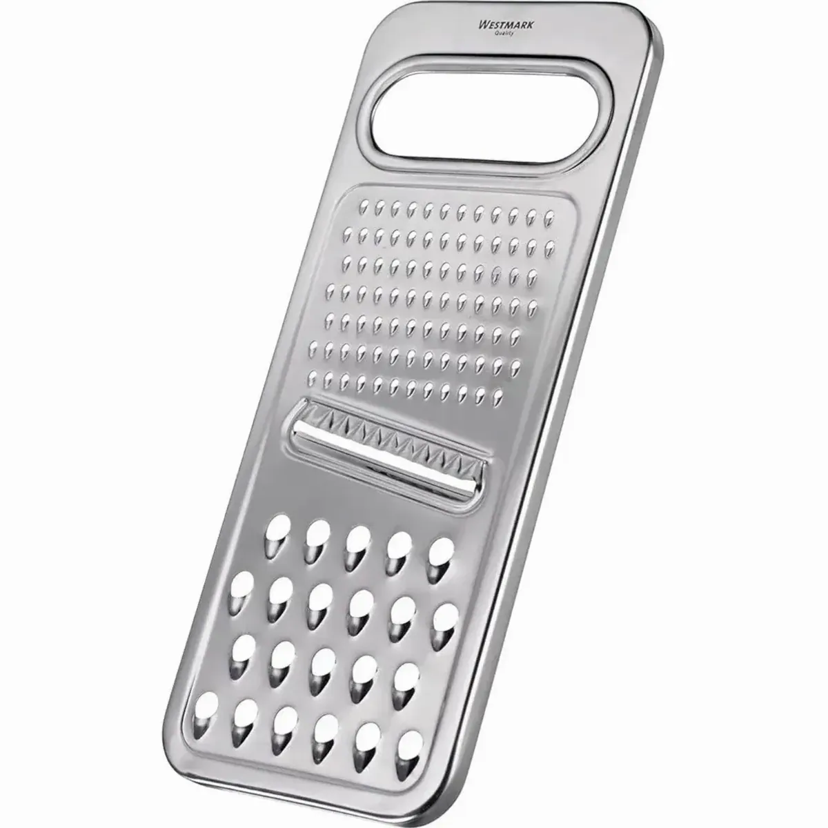 Westmark Multireibe 3 in 1, rostfreier Edelstahl, vielseitige Anwendung